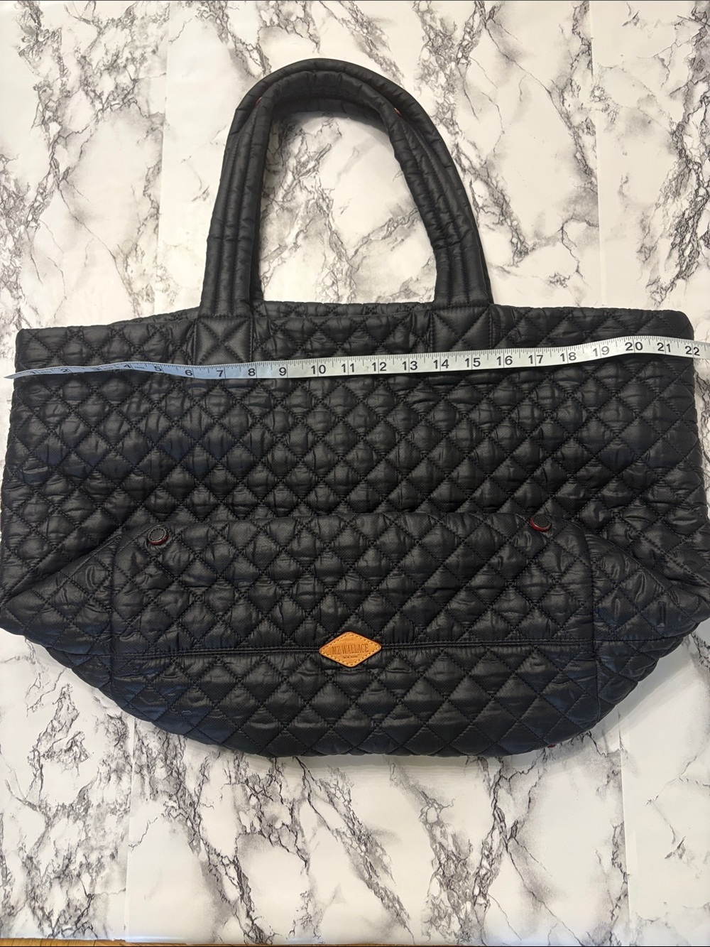 MZ Wallace Metro Deluxe Large Quilted Nylon Tote Weekender Bag - Picture 2 of 13